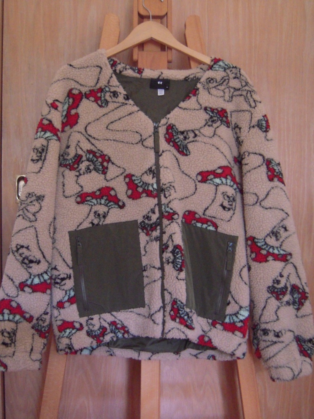 Lazy Oaf mushroom sherpa jacket!